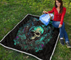 Skull 3D Quilt Twin Queen King Size 128