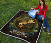 Large Mouth Bass Fishing Quilt Twin Queen King Size 80