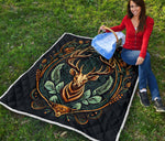 Hunting Deer Quilt Twin Queen King Size 71