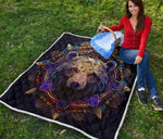 Bear Mandala Native American Quilt Twin Queen King Size 14