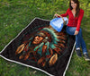 Native American Chef Warrior Quilt Twin Queen King Size 87