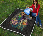 Pitbull Flower Quilt Twin Queen King Size 118