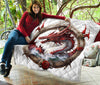 Dragon 3D Quilt Twin Queen King Size 46