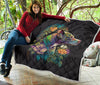 Pitbull Flower Quilt Twin Queen King Size 118