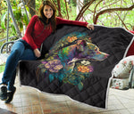 Pitbull Flower Quilt Twin Queen King Size 118