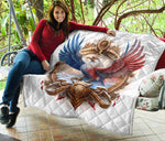 Eagle 3D Quilt Twin Queen King Size 55