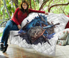 Dragon On Sword Quilt Twin Queen King Size 53