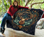 Hunting Deer Quilt Twin Queen King Size 71