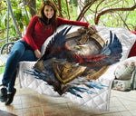 Eagle 3D Quilt Twin Queen King Size 56