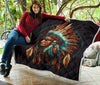 Native American Chef Warrior Quilt Twin Queen King Size 87