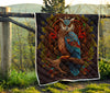 Owl On Tree Quilt Twin Queen King Size 106