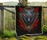 Angry Wolf Quilt Twin Queen King Size 9