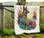 German Shepherd Dog Quilt Twin Queen King Size 66