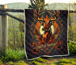 Deer Hunting Quilt Twin Queen King Size 22