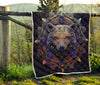 Bear Mandala Native American Quilt Twin Queen King Size 15
