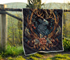 Deer Hunting Gold Quilt Twin Queen King Size 29