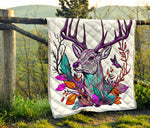 Deer Hunting Quilt Twin Queen King Size 26