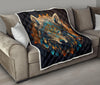 Native American Wolf 3D Quilt Twin Queen King Size 93