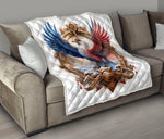 Eagle 3D Quilt Twin Queen King Size 55