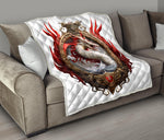 Dragon 3D Quilt Twin Queen King Size 44