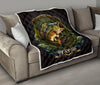 Large Mouth Bass Fishing Quilt Twin Queen King Size 80