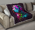 Pitbull Vector Quilt Twin Queen King Size 121