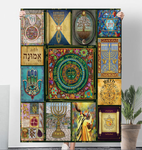 Limited Edition Jewish Prayer M Blanket 60 x 80 18