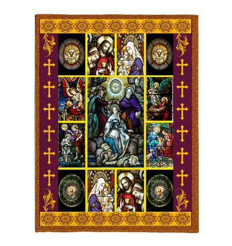 Holy Spirit Blanket 60 x 80 8