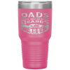 Dads with Beards are Better Father's Day Gifts Distressed Tumbler Tumblers dad, family- Nichefamily.com