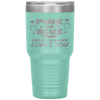 Pink Or Blue Great Grandpa Loves You Baby Gender Reveal Tumbler Tumblers dad, family- Nichefamily.com