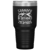 Grandpa Of The Birthday Mermaid Gifts Merman Family Matching Tumbler Tumblers dad, family- Nichefamily.com