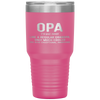 Opa Definition Like A Regular Grandpa Only Cooler Tumbler Tumblers dad, family- Nichefamily.com