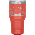 Cat Daddy Men Vintage Retro Black Cats Dad Fathers Day Gift Tumbler Tumblers dad, family- Nichefamily.com