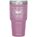 My Grandpa Is Guardian Angel He Watches Over Back Tumbler Tumblers dad, family- Nichefamily.com