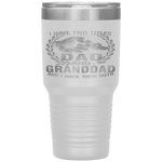 I Have Two Titles Dad And Granddad Fathers Day Gift Tumbler Tumblers dad, family- Nichefamily.com