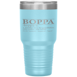 Funny BOPPA definition Fathers day gift Grandpa gift Tumbler Tumblers dad, family- Nichefamily.com