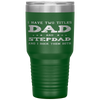 Best Dad and Stepdad Cute Fathers Day Gift from Wife Tumbler Tumblers dad, family- Nichefamily.com