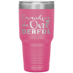 Grandpa of Mr Onederful 1st Birthday First One-Derful Party Tumbler Tumblers dad, family- Nichefamily.com