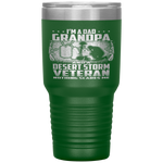 I'm A Dad Grandpa - Veteran Nothing Scares - Father's Day Tumbler Tumblers dad, family- Nichefamily.com