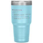 Bumpa Definition - Funny Father's Day Gift Tumbler Tumblers dad, family- Nichefamily.com