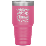 Grandpa Of The Birthday Mermaid Gifts Merman Family Matching Tumbler Tumblers dad, family- Nichefamily.com