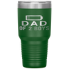 Funny Father's Day - Dad of 2 Boys Gift Idea Tumbler Tumblers dad, family- Nichefamily.com