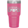 Baseball Dad Papa Father's Day Gift For Him School Tumbler Tumblers dad, family- Nichefamily.com