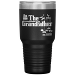 Promoted to Grandpa Grandfather 2020 New Grandpa Gift Tumbler Tumblers dad, family- Nichefamily.com