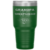 Grandpa is my Name Sheepshead is my Game Tumbler Tumblers dad, family- Nichefamily.com