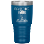 Father's Day Gift for Dad - Fa-Thor Like a Dad just Mightier Tumbler Tumblers dad, family- Nichefamily.com