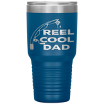 Reel Cool Dad Fishing Daddy Father's Day Gift  Tumbler Tumblers dad, family- Nichefamily.com