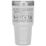 Oldometer 49-50 50 Oldometer Fathers Day Gift Tumbler Tumblers dad, family- Nichefamily.com