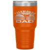 Retro Taekwondo Dad Funny The Kick Father's Day Gift Tumbler Tumblers dad, family- Nichefamily.com