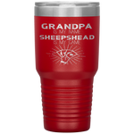 Grandpa is my Name Sheepshead is my Game Tumbler Tumblers dad, family- Nichefamily.com